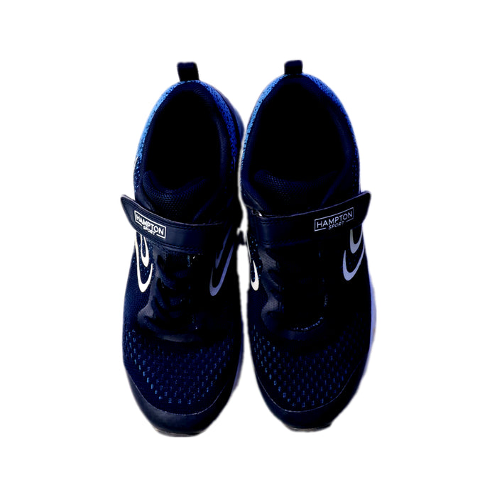A Blue Sneakers from Hampton Sports in size 12Y for boy. (Back View)