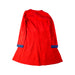 A Red Long Sleeve Dresses from Jacadi in size 8Y for girl. (Back View)