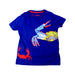 A Blue Short Sleeve T Shirts from Boden in size 5T for boy. (Front View)