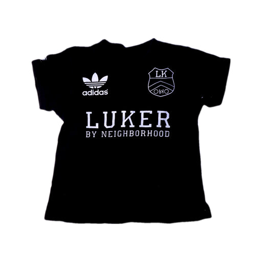 A Black Short Sleeve T Shirts from Adidas in size 2T for boy. (Front View)