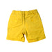 A Yellow Shorts from Château de Sable in size 2T for boy. (Back View)