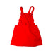 A Red Overall Dresses from Jacadi in size 6T for girl. (Back View)