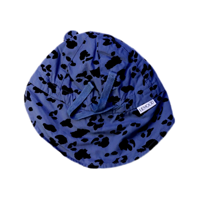A Blue Sun Hats from Liewood in size 12-18M for boy. (Back View)