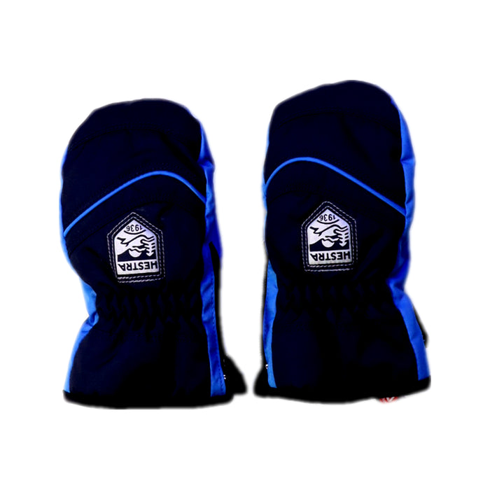 A Navy Gloves & Mittens from Hestra in size 6-12M for boy. (Front View)