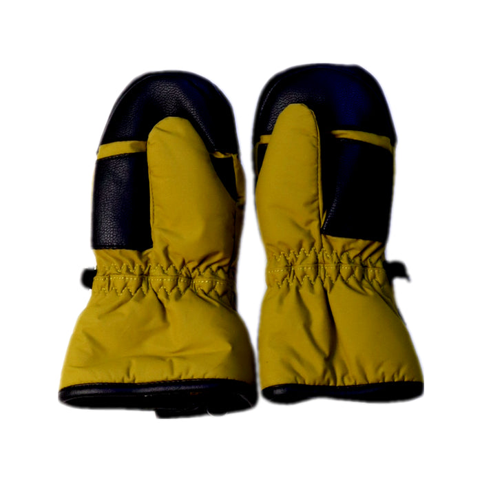 A Yellow Gloves & Mittens from The North Face in size 6-12M for boy. (Back View)