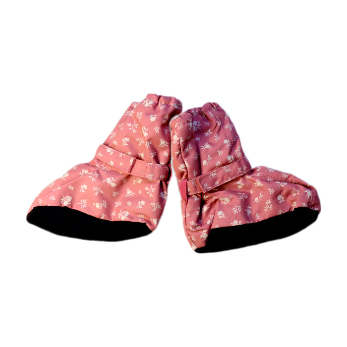 A Pink Ski Boots from Kuling in size 18-24M for girl. (Back View)