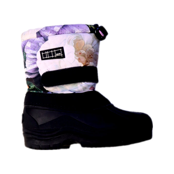 A Black Winter Boots from Molo in size 5T for girl. (Front View)