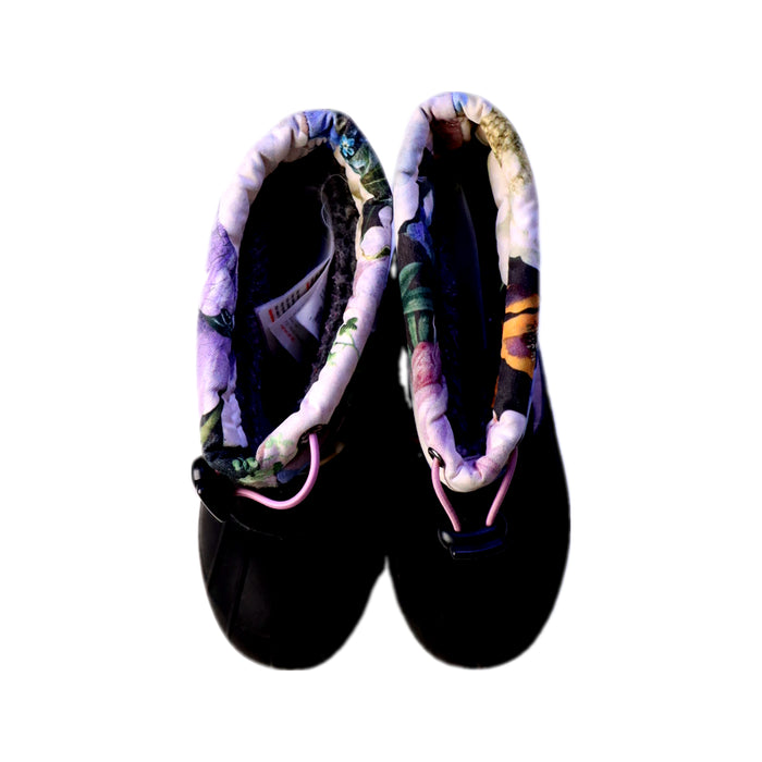 A Black Winter Boots from Molo in size 5T for girl. (Back View)