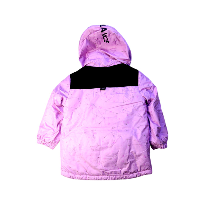 A Pink Puffer/Quilted Coats & Outerwear from New Balance in size 4T for girl. (Back View)