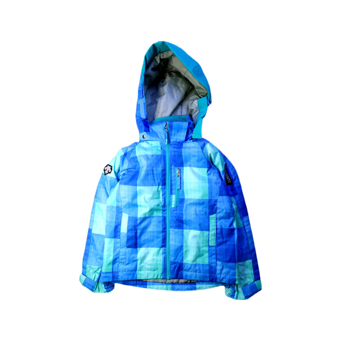 A Blue Ski Jackets from Descente in size 8Y for neutral. (Front View)