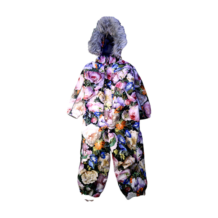 A Multicolour Snowsuits from Molo in size 4T for girl. (Front View)