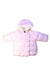 A Pink Puffer/Quilted Coats & Outerwear from Jacadi in size 12-18M for girl. (Front View)