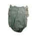 A Green Sleeveless Rompers from Louise Misha in size 6-12M for girl. (Back View)
