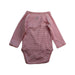 A Pink Long Sleeve Bodysuits from Petit Bateau in size Newborn for girl. (Back View)