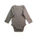 A Beige Long Sleeve Bodysuits from Mori in size 0-3M for neutral. (Back View)