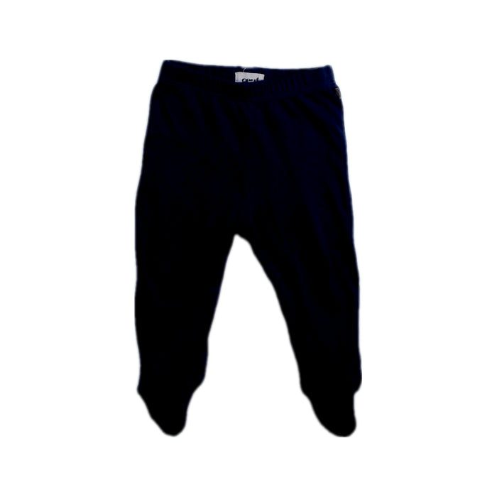 A Black Casual Pants from Oeuf in size 3-6M for girl. (Front View)
