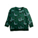 A Green Crewneck Sweatshirts from Seed in size 3T for boy. (Front View)