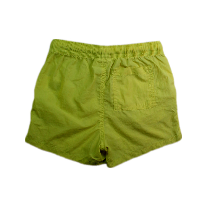 A Green Shorts from Seed in size 4T for boy. (Back View)