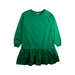A Green Long Sleeve Dresses from Seed in size 5T for girl. (Front View)