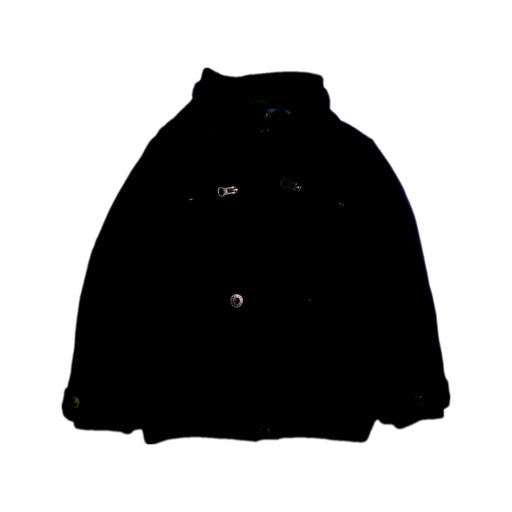A Black Coats from Timberland in size 4T for boy. (Front View)