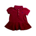 A Red Short Sleeve Polos from Ralph Lauren in size 6-12M for girl. (Front View)