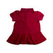 A Red Short Sleeve Polos from Ralph Lauren in size 6-12M for girl. (Back View)