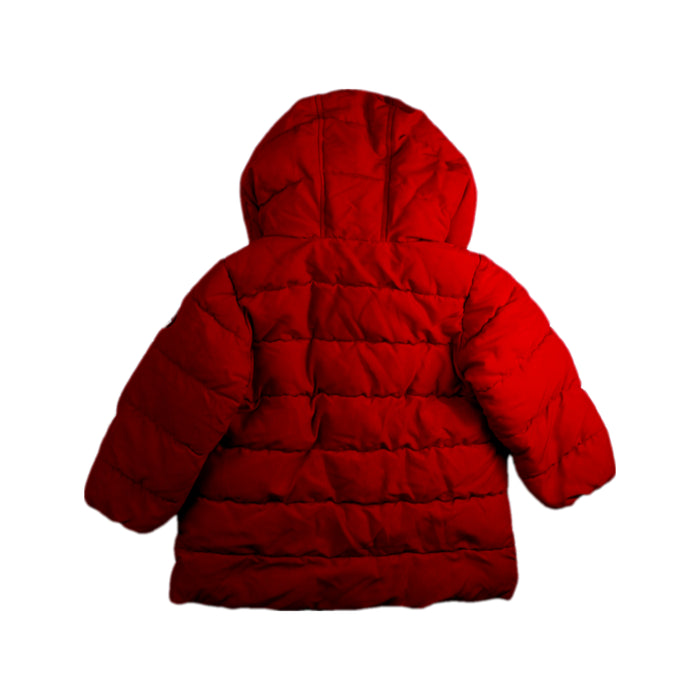 A Red Puffer/Quilted Coats & Outerwear from Petit Bateau in size 18-24M for neutral. (Back View)
