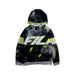 A Black Hooded Sweatshirts from Fila in size 10Y for boy. (Front View)