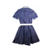 A Blue Short Sleeve Dresses from Polo Ralph Lauren in size 10Y for girl. (Back View)