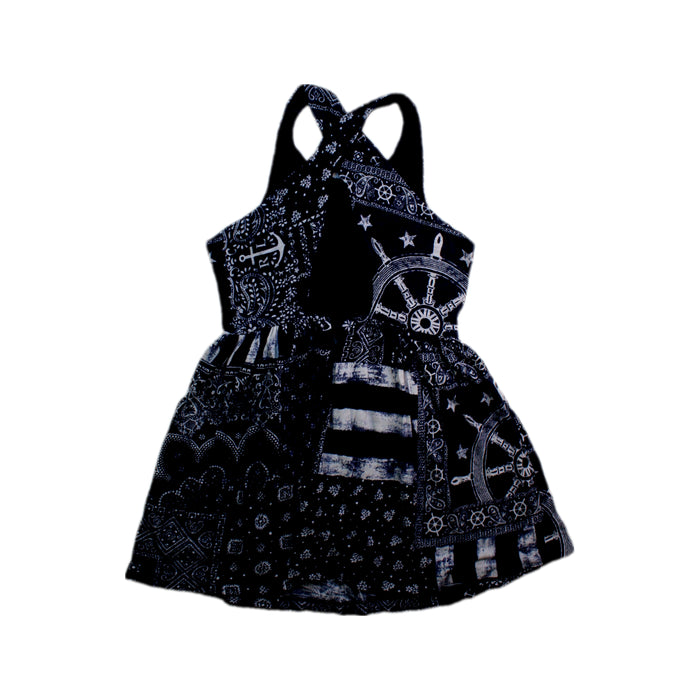 A Black Sleeveless Dresses from Polo Ralph Lauren in size 4T for girl. (Back View)
