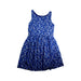 A Blue Sleeveless Dresses from Polo Ralph Lauren in size 8Y for girl. (Back View)