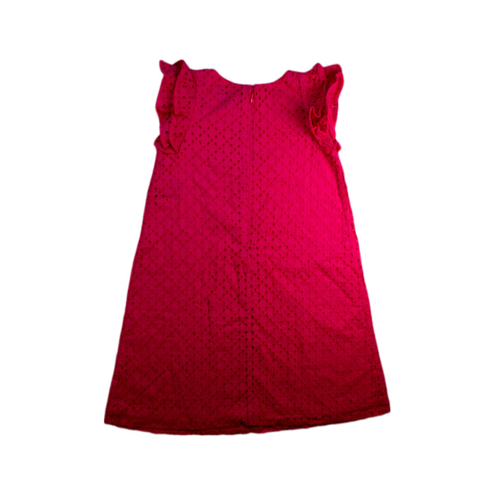A Pink Sleeveless Dresses from Polo Ralph Lauren in size 6T for girl. (Back View)