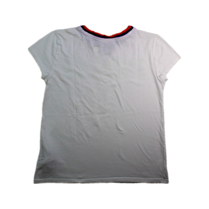 A White Short Sleeve T Shirts from Polo Ralph Lauren in size 8Y for girl. (Back View)