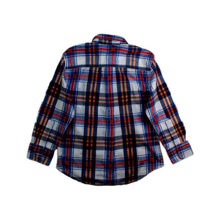 A Blue Long Sleeve Shirts from Tucker & Tate in size 4T for boy. (Back View)
