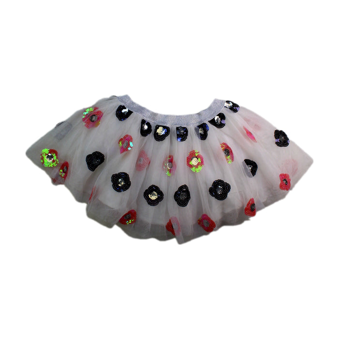 A Multicolour Tulle Skirts from Seed in size 2T for girl. (Front View)