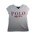 A White Short Sleeve T Shirts from Polo Ralph Lauren in size 7Y for girl. (Front View)