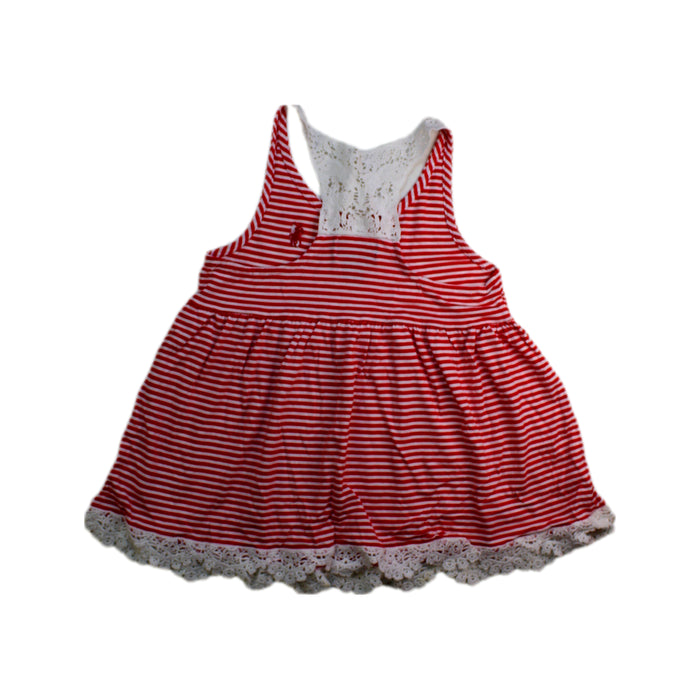 A Red Sleeveless Tops from Polo Ralph Lauren in size 6T for girl. (Back View)