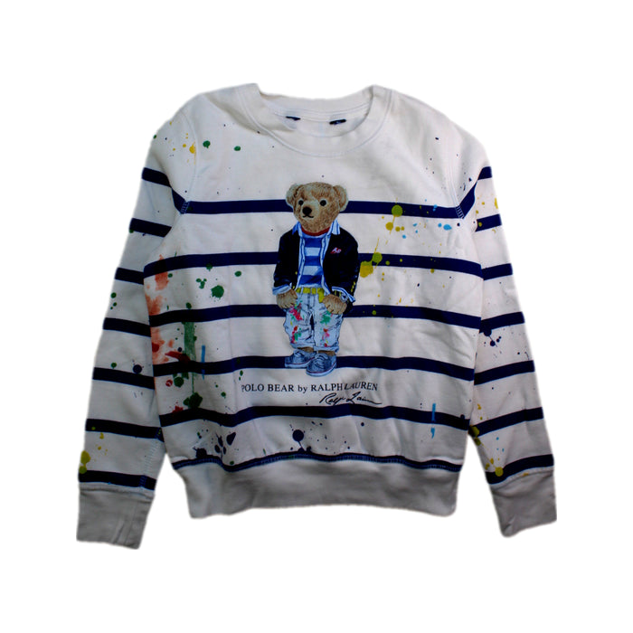 A Multicolour Crewneck Sweatshirts from Polo Ralph Lauren in size 8Y for boy. (Front View)