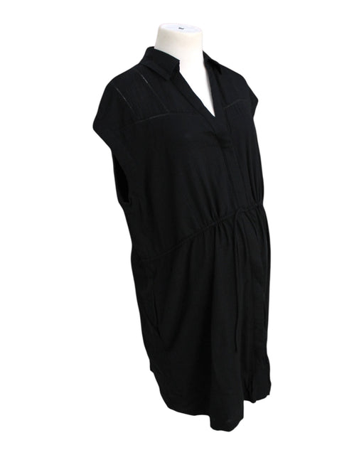 A Black Sleeveless Dresses from Bae in size Maternity-S for maternity. (Front View)