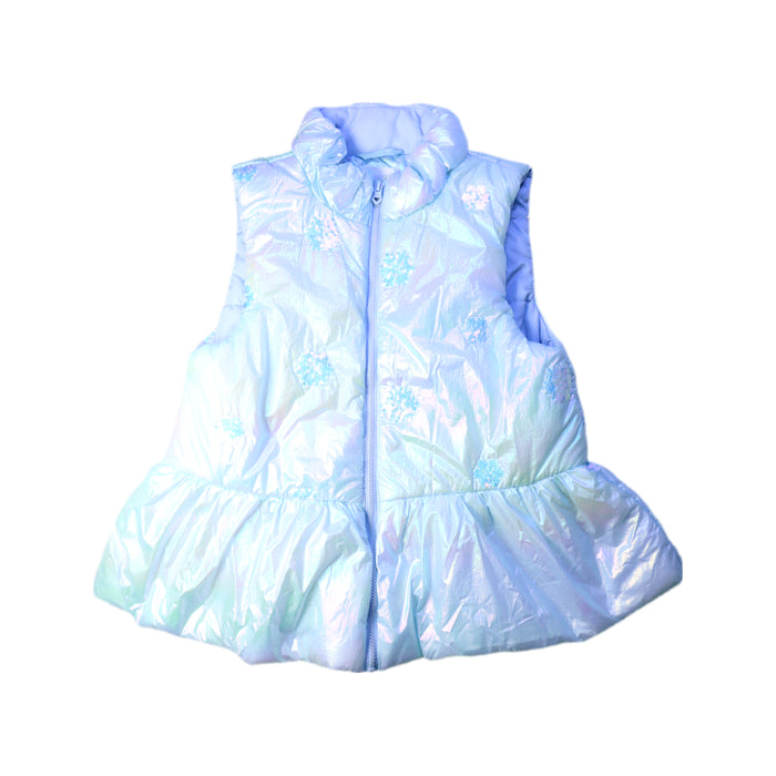 A White Outerwear Vests from Balabala in size 7Y for girl. (Front View)