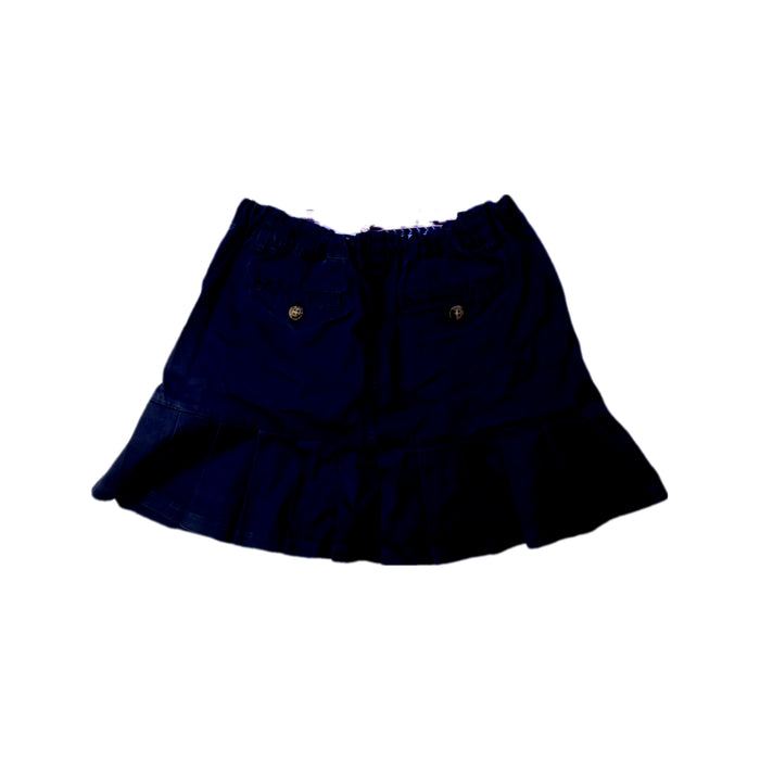 A Navy Short Skirts from Kingkow in size 10Y for girl. (Back View)