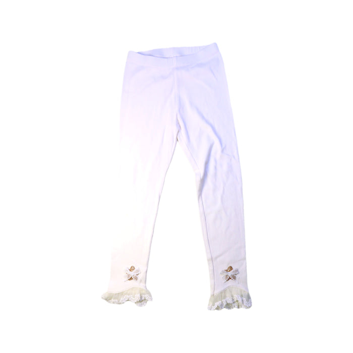 A White Leggings from Balabala in size 7Y for girl. (Front View)
