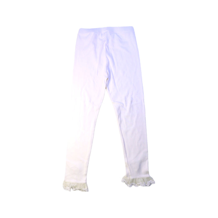 A White Leggings from Balabala in size 7Y for girl. (Back View)