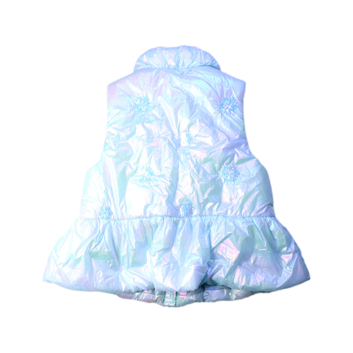 A White Outerwear Vests from Balabala in size 4T for girl. (Back View)