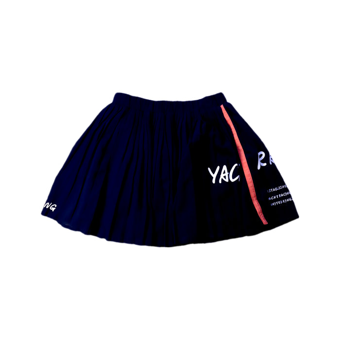 A Navy Short Skirts from Kingkow in size 10Y for girl. (Front View)