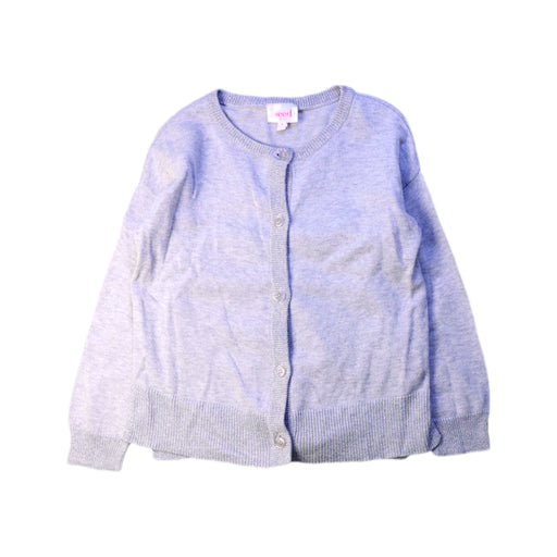 A Grey Cardigans from Seed in size 3T for girl. (Front View)