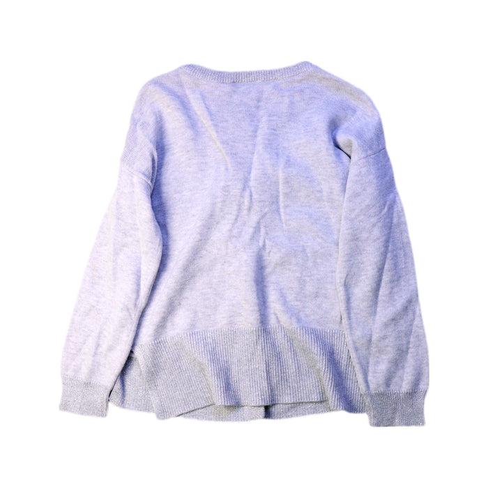 A Grey Cardigans from Seed in size 3T for girl. (Back View)