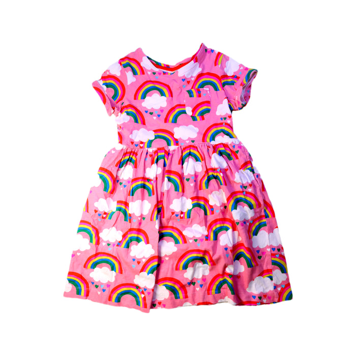 A Pink Short Sleeve Dresses from Boden in size 9Y for girl. (Front View)