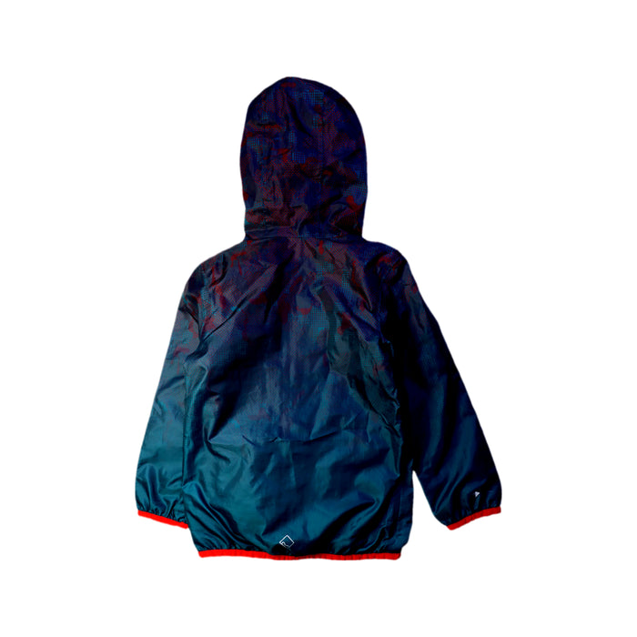 A Blue Rain Jackets from Regatta in size 3T for boy. (Back View)
