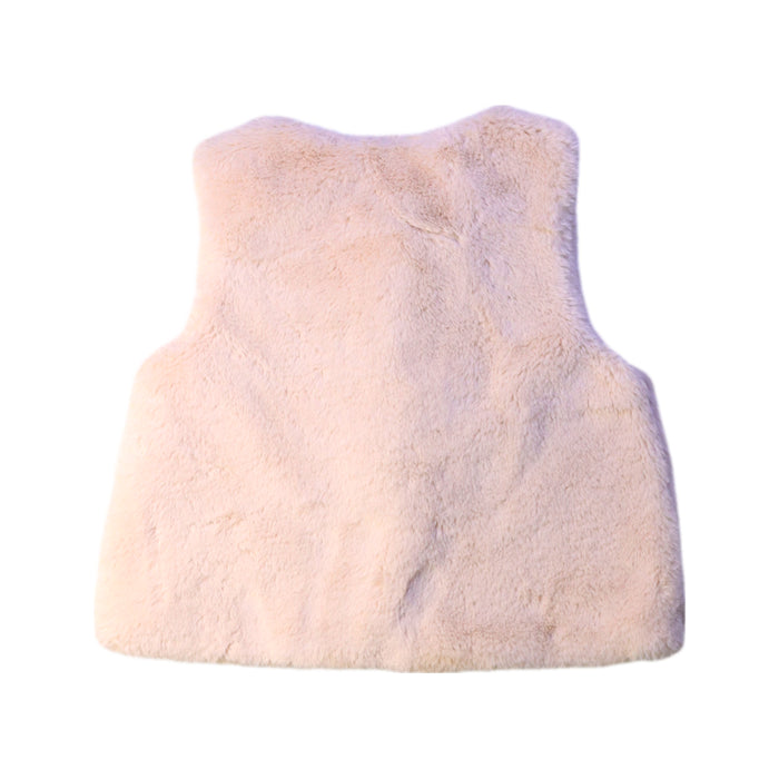 A Beige Outerwear Vests from Balabala in size 2T for girl. (Back View)